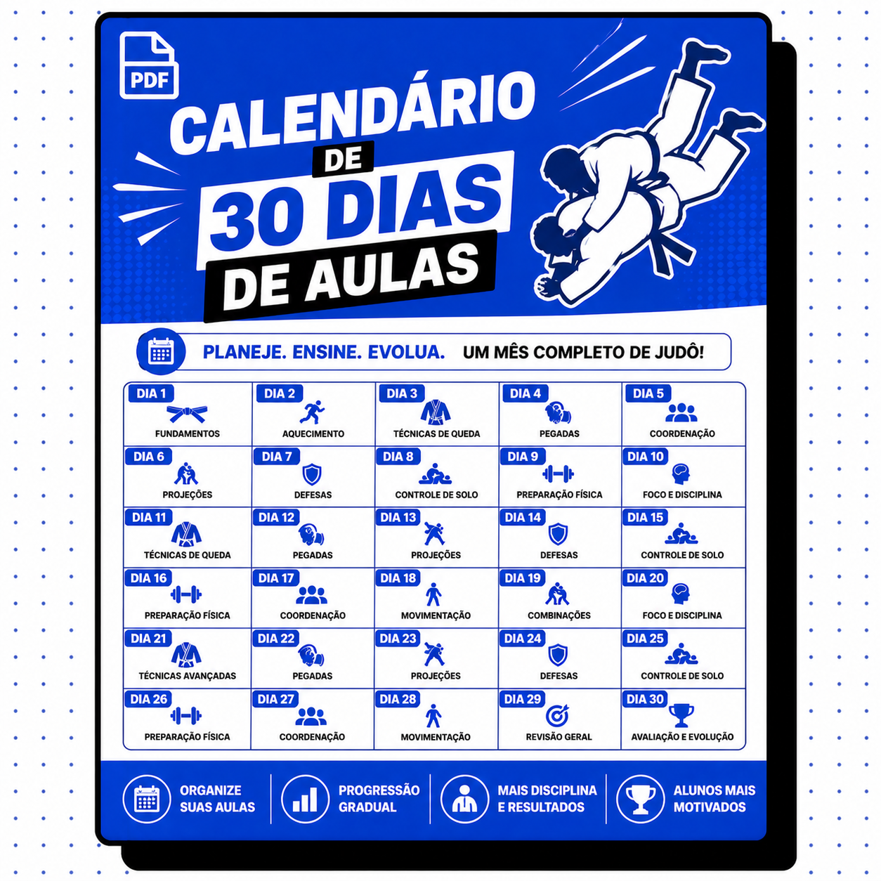 Calendário 30 Dias de Aulas