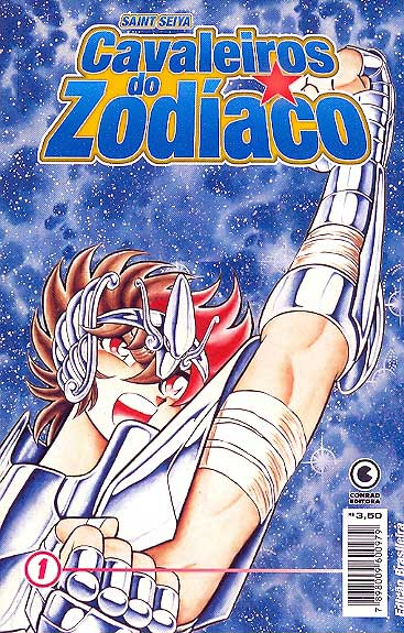 Capa da revista Cavaleiros do Zodíaco